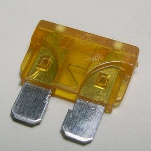 OPRUIMING Auto zekering 5 Amp., amber