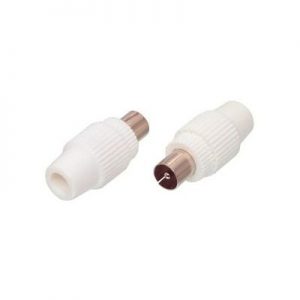 OPRUIMING Coax plug recht M