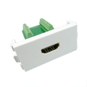 HDMI insteek module, schroef terminal, voor modulair wandcontactdoos systeem
