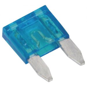OPRUIMING Mini auto zekering 15 Amp., Blauw