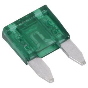 OPRUIMING Mini auto zekering 30 Amp., Groen
