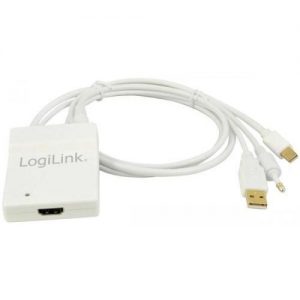 OPRUIMING DisplayPort mini + USB + TosLink audio -> HDMI F, wit