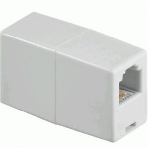 OPRUIMING RJ11 (ook RJ9/10) koppeling wit