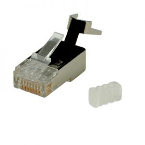 OPRUIMING RJ45 connector afgeschermd Cat 6 voor massieve kabel