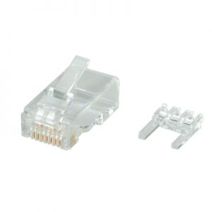 OPRUIMING RJ45 connector UTP Cat 6 voor massieve kabel