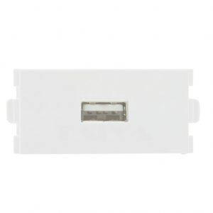USB insteek module voor modulair wandcontactdoos systeem, terminal