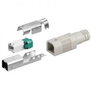 OPRUIMING USB B stekker krimp